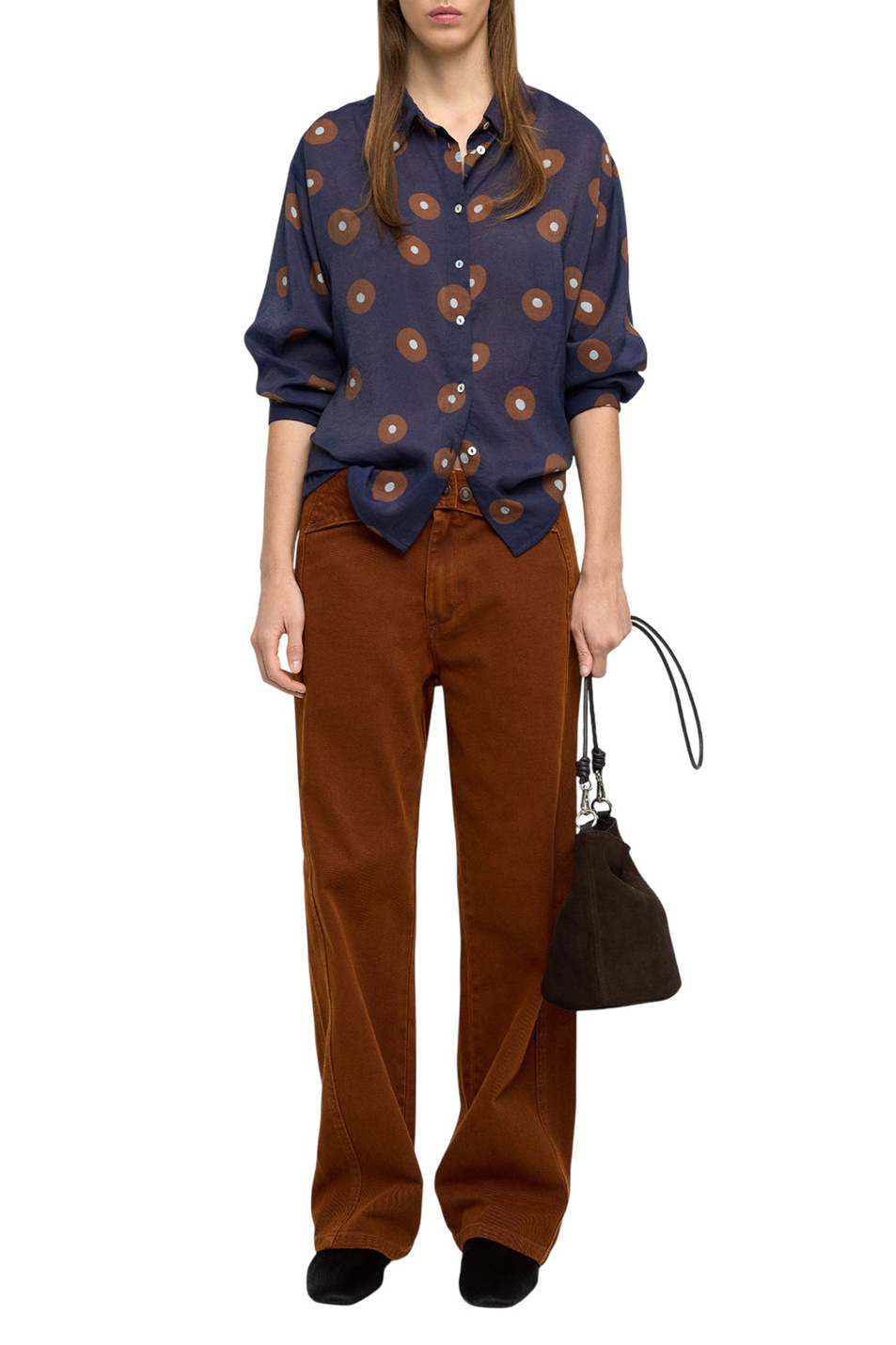 Женский Parfois Рубашка с принтом (цвет ), артикул 241127 | Фото 2