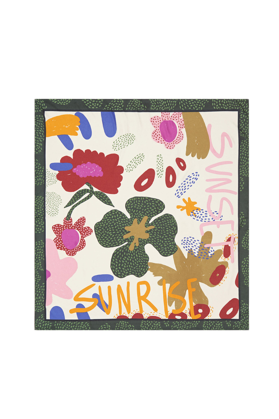 Parfois Платок с цветочным принтом (цвет ), артикул 188179 | Фото 2