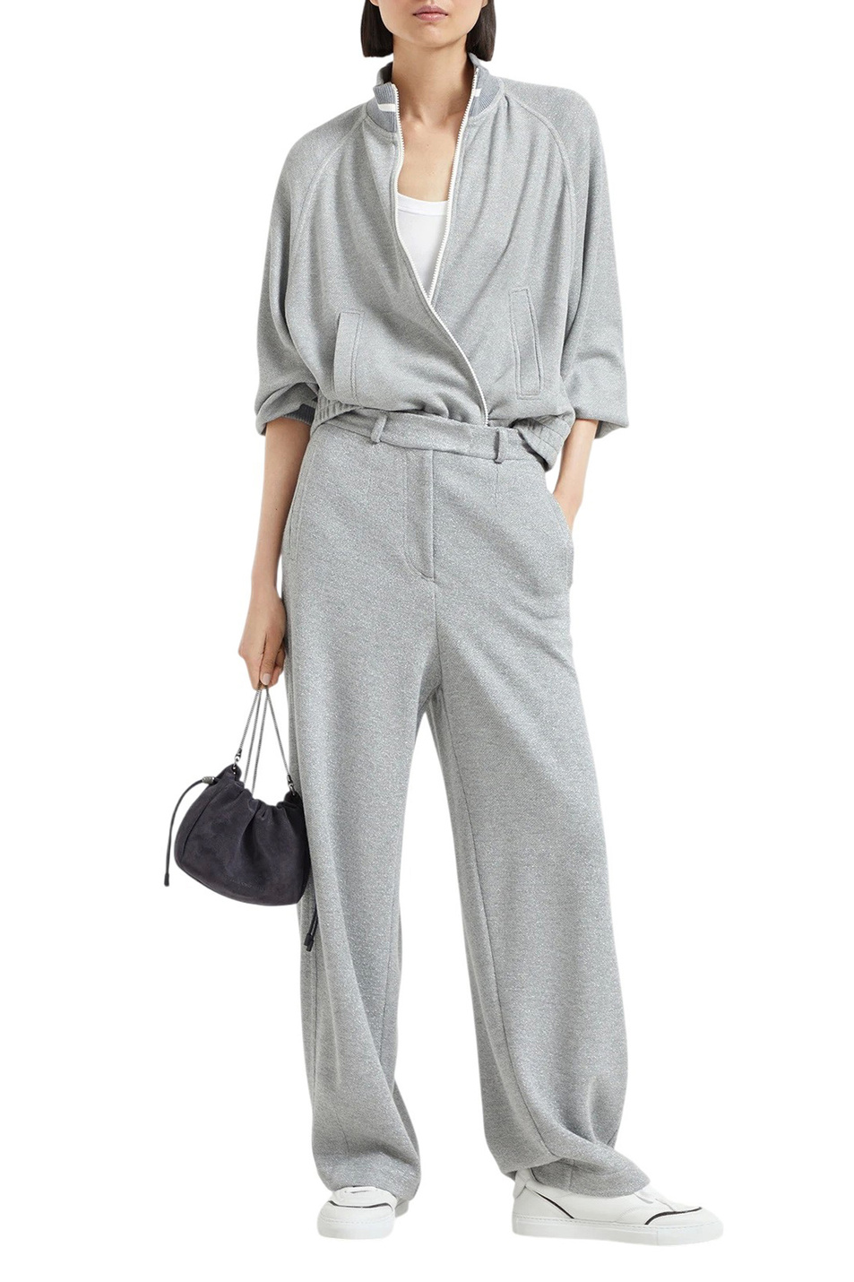 Женский Brunello Cucinelli Брюки однотонные (цвет ), артикул MG930SN999 | Фото 3