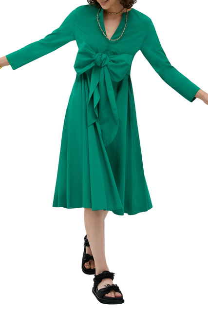 Платье RIALTO с поясом|Основной цвет:Зеленый|Артикул:72211422 | Фото 2