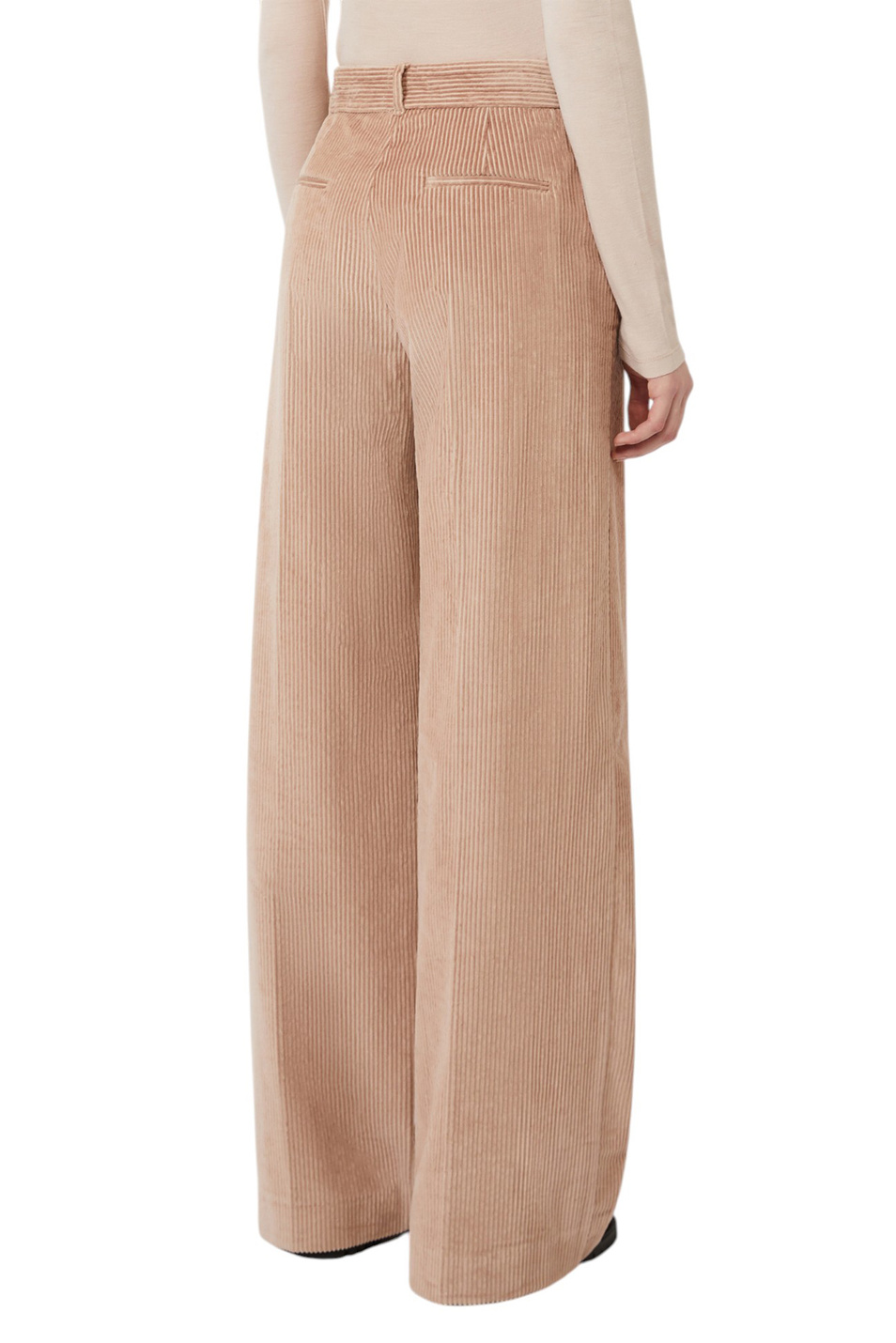 Брюки TANIA штроксовые|Основной цвет:Бежевый Женский Weekend Max Mara Брюки TANIA штроксовые (цвет ), артикул 2525136092 | Фото 5