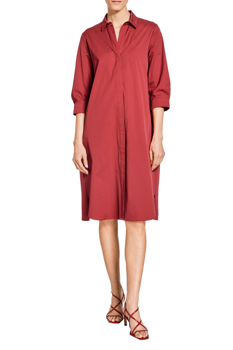 Gerry Weber Платье-рубашка из смесового хлопка (цвет ), артикул 780020-31594 | Фото 3