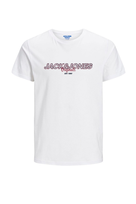 Jack & Jones Футболка BOOSTER с логотипом (Белый цвет), артикул 12191907 | Фото 1