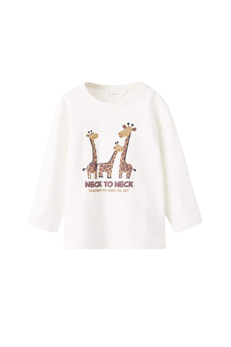 Мальчикам Mango Kids Лонгслив JIRAFAM с принтом (цвет ), артикул 17066339 | Фото 1