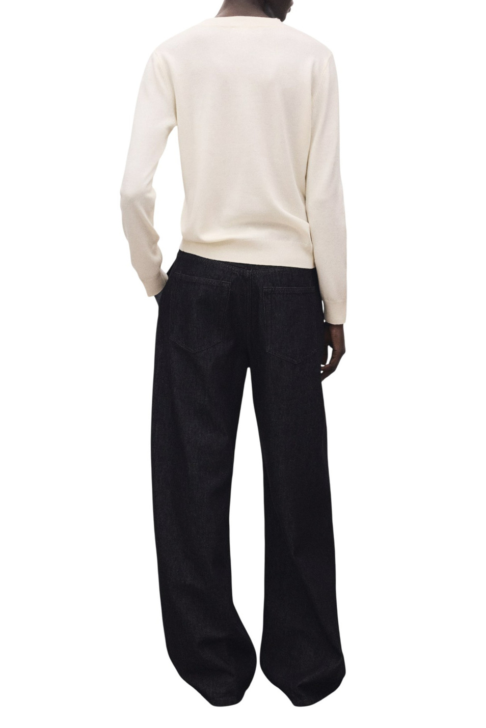 Женский Mango Джемпер REGALO с круглым вырезом (цвет ), артикул 27011284 | Фото 4