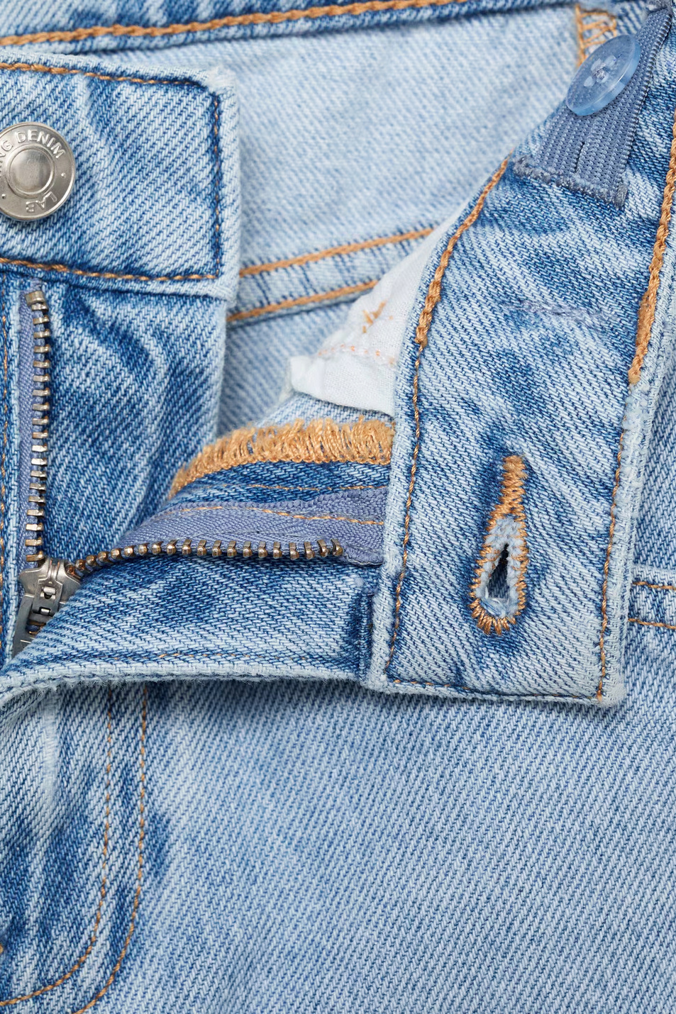 Девочкам Mango Kids Джинсы BALLOON из хлопка (цвет ), артикул 17054407 | Фото 4