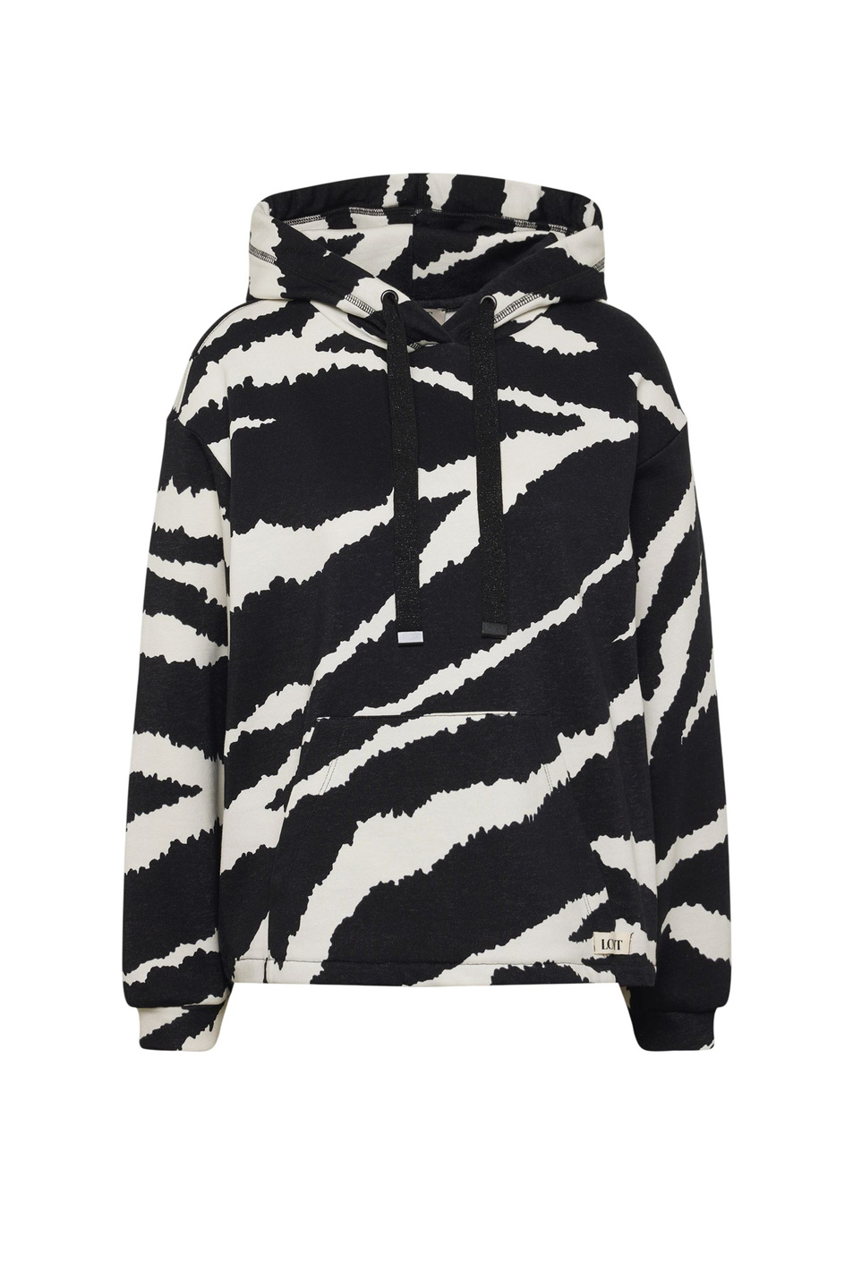 Женский LeComte Худи из смесового хлопка с принтом (цвет ), артикул 55-621301 | Фото 1