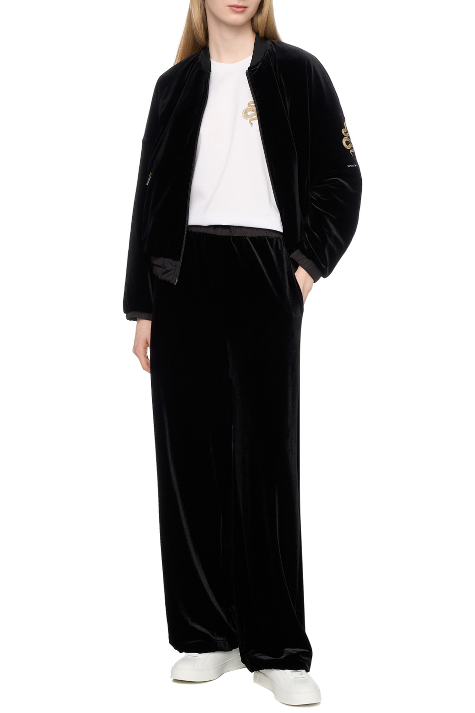 Женский Emporio Armani Футболка из хлопка (цвет ), артикул EW001168-AF10003 | Фото 3