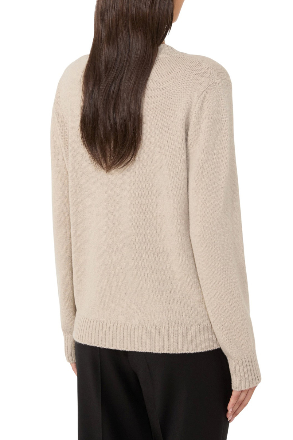 Джемпер NITRA с вышивкой|Основной цвет:Бежевый Женский Weekend Max Mara Джемпер NITRA с вышивкой (цвет ), артикул 2525366292 | Фото 4