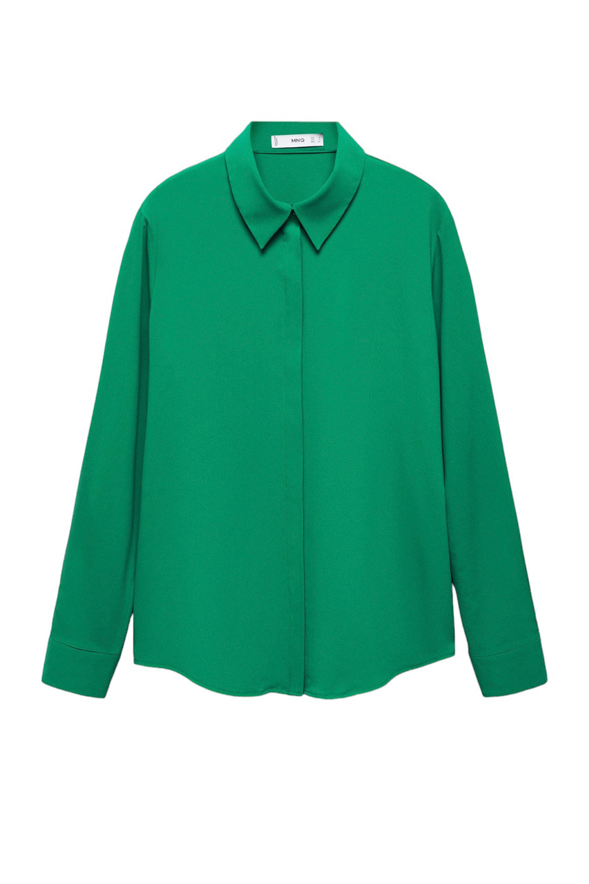 Блузка BASIC|Основной цвет:Зеленый|Артикул:57029404 | Фото 1
