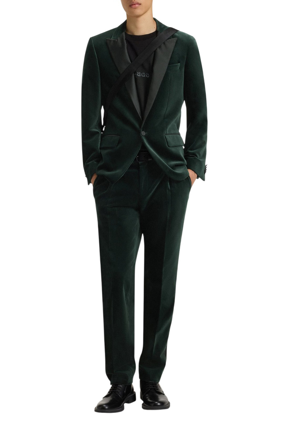 Брюки Getlin бархатные|Основной цвет:Зеленый Мужской HUGO Брюки Getlin бархатные (цвет ), артикул 50549025 | Фото 2