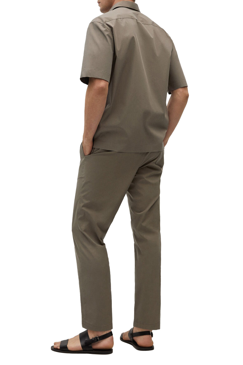 Мужской Mango Man Рубашка STAN с коротким рукавом (цвет ), артикул 87017119 | Фото 4