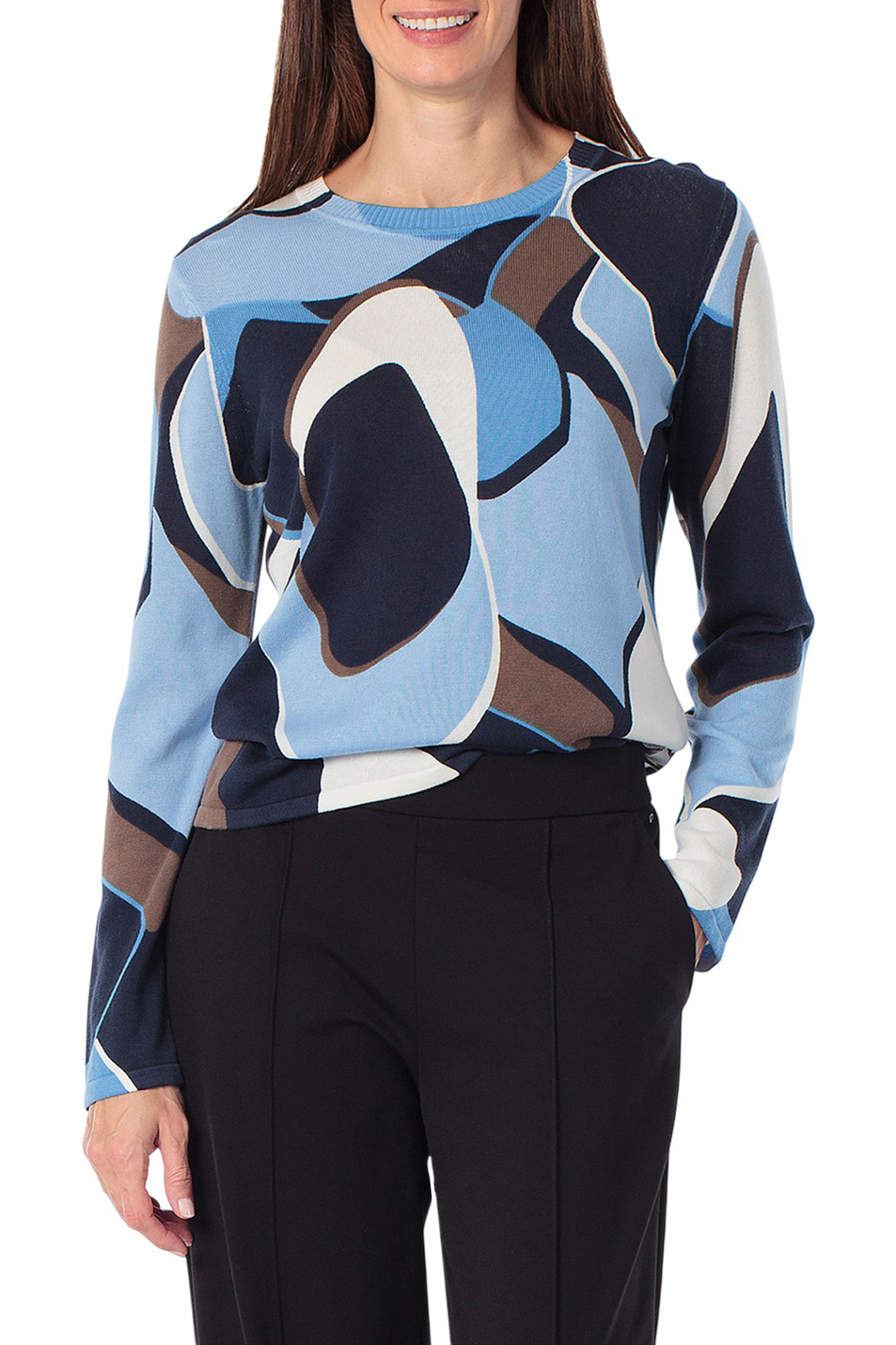 Женский Gerry Weber Джемпер с принтом (цвет ), артикул N66006 | Фото 4