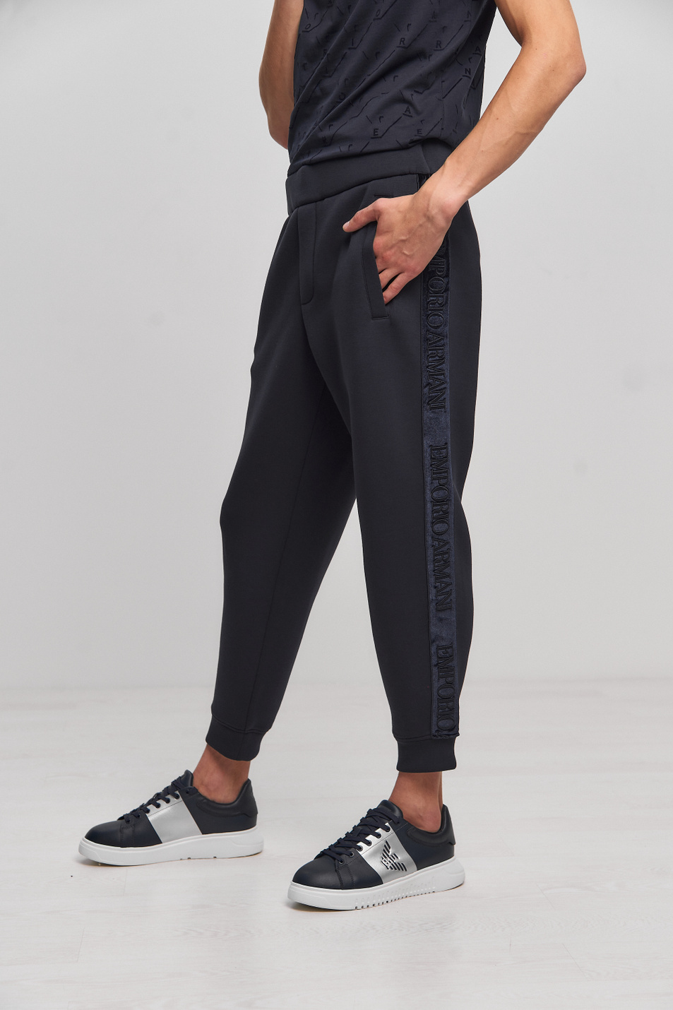 Мужской Emporio Armani Брюки-джоггеры (цвет ), артикул 6H1P84-1JDSZ | Фото 4