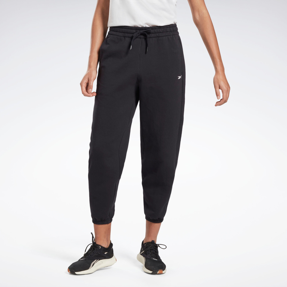 Брюки DreamBlend Cotton Knit|Основной цвет:Черный Женский Reebok Брюки DreamBlend Cotton Knit (цвет ), артикул GL2609 | Фото 2