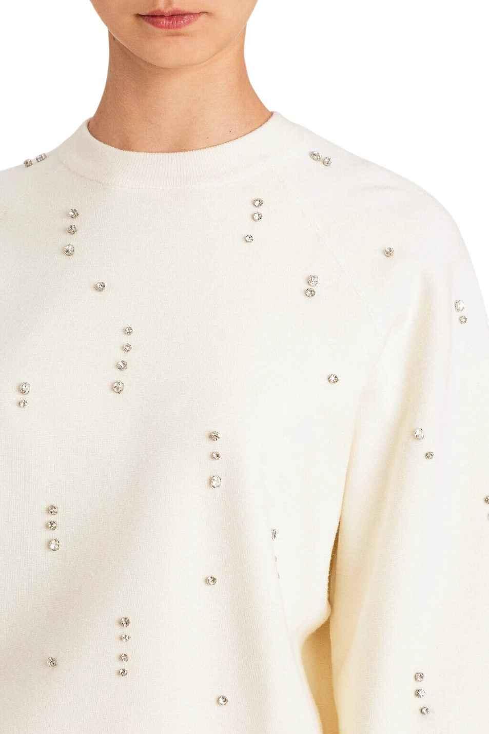 Женский TWINSET Milano Свитшот со стразами (цвет ), артикул 252AT3050 | Фото 5