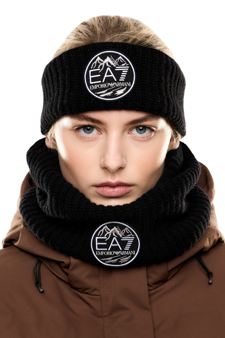 Unisex EA7 Шарф с вышитым логотипом (цвет ), артикул 7X000244-AF18020 | Фото 4