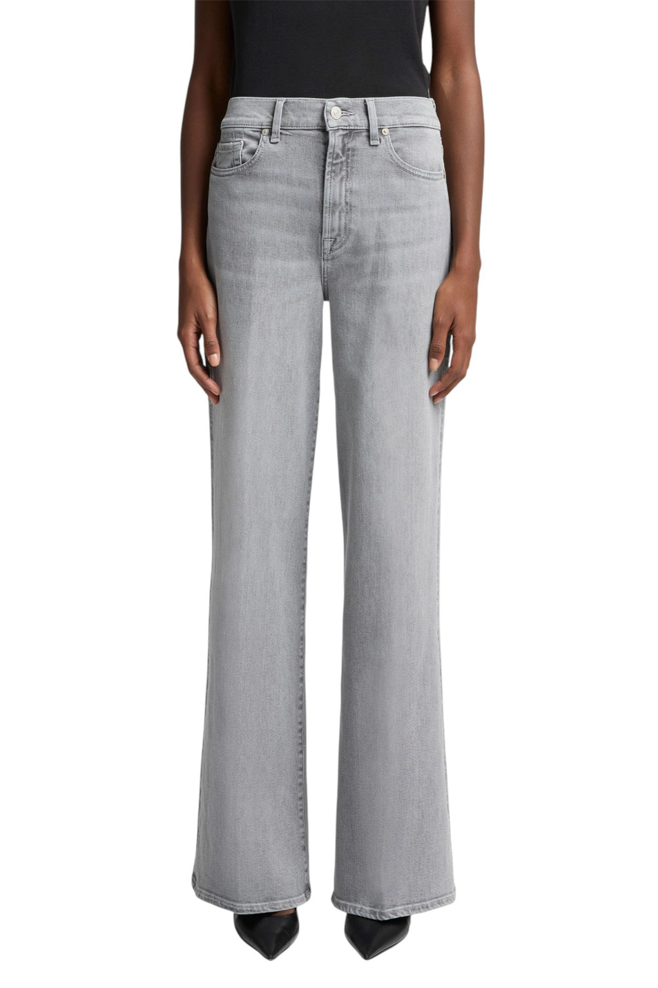Женский 7 for all Mankind Джинсы LOTTA из смесового хлопка (цвет ), артикул 7UG20C66 | Фото 3