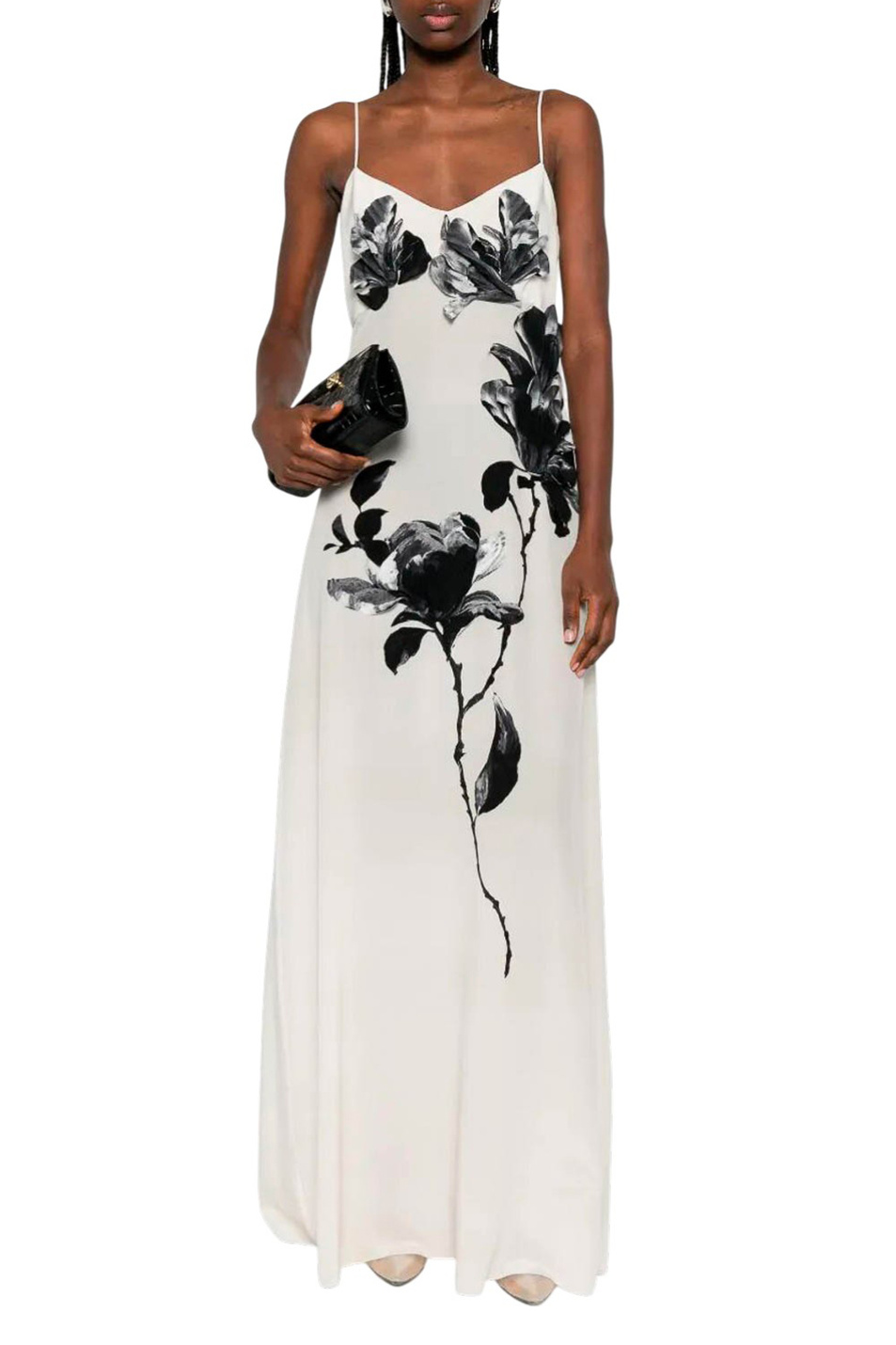 Женский ERMANNO SCERVINO Платье из шелка с аппликацией (цвет ), артикул D482Q358YBQ | Фото 2