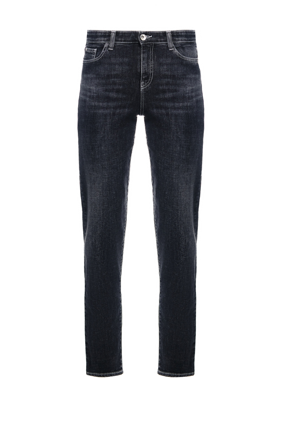 Женский Emporio Armani Джинсы с эффектом потертостей (цвет ), артикул 6L2J90-2DT4Z | Фото 1