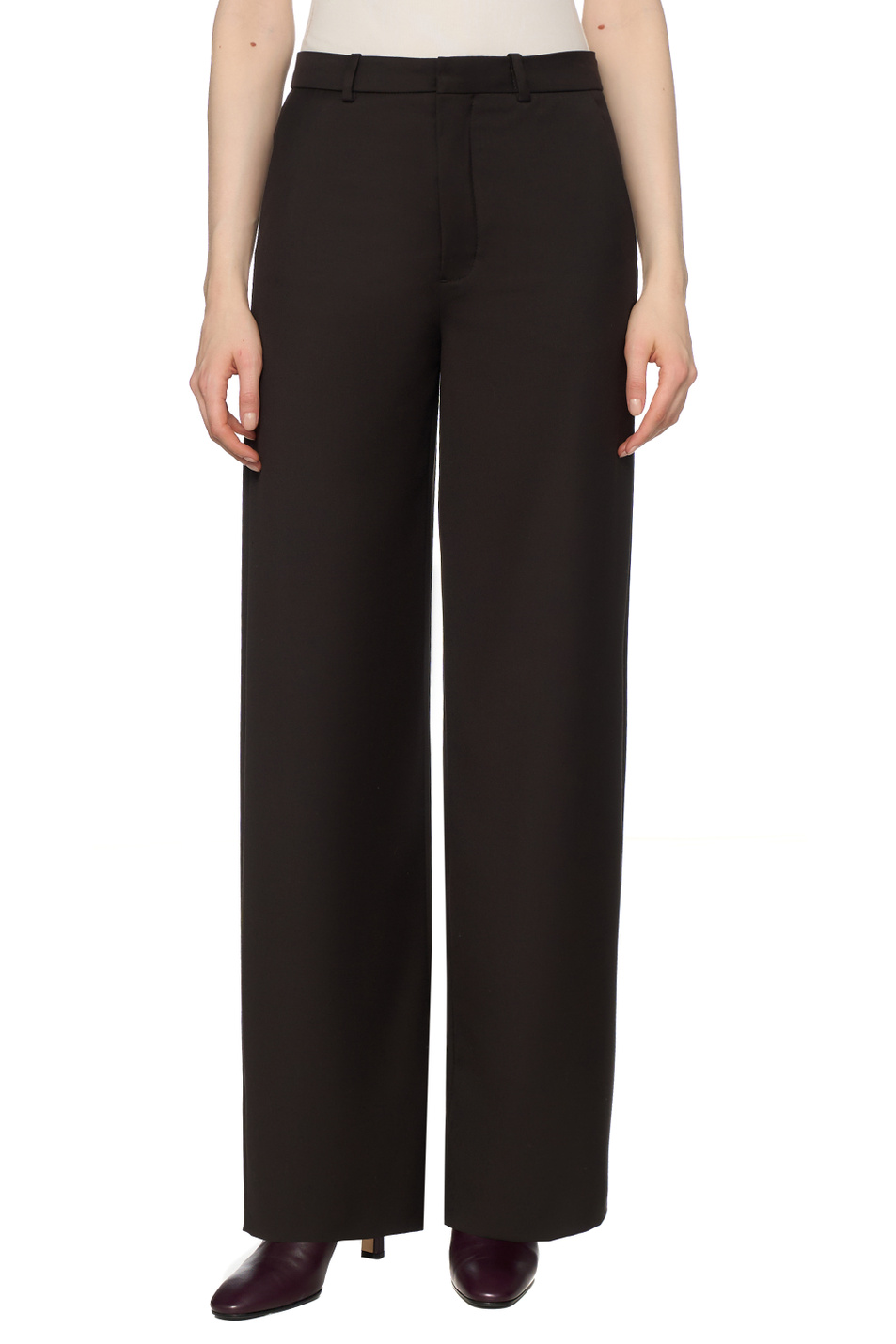 Брюки однотонные DESK|Основной цвет:Коричневый Женский Drykorn Брюки однотонные DESK (цвет ), артикул 120070-80754 | Фото 2