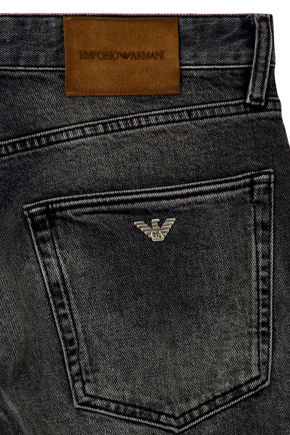 Мужской Emporio Armani Джинсы из эластичного хлопка (цвет ), артикул EM000763-AF29076 | Фото 3