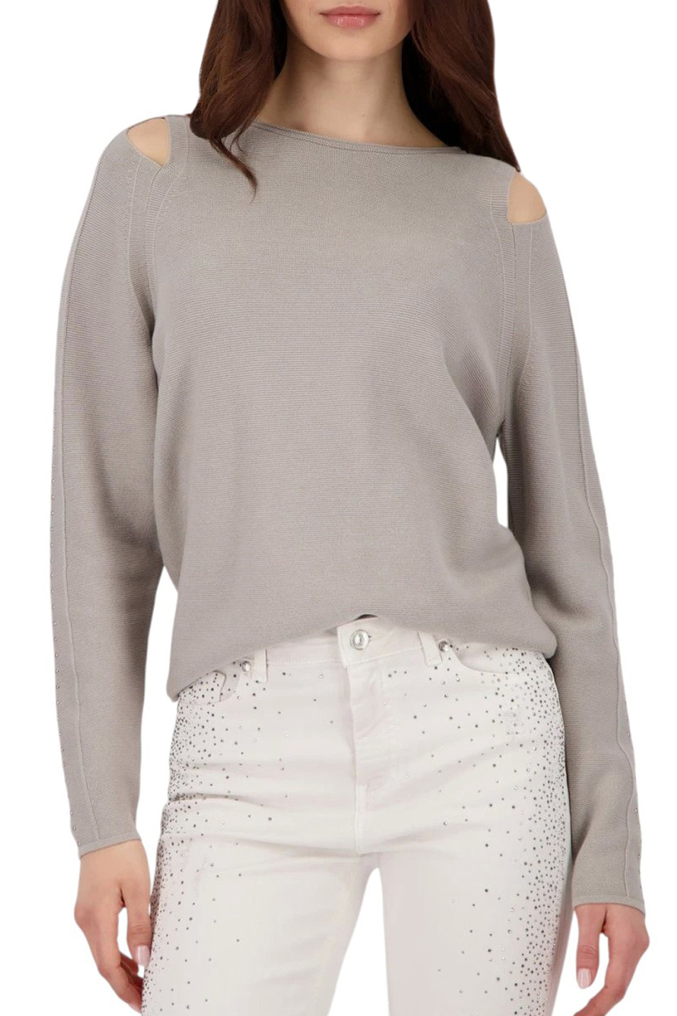 Женский Monari Джемпер с отделкой стразами (цвет ), артикул 808931 | Фото 3