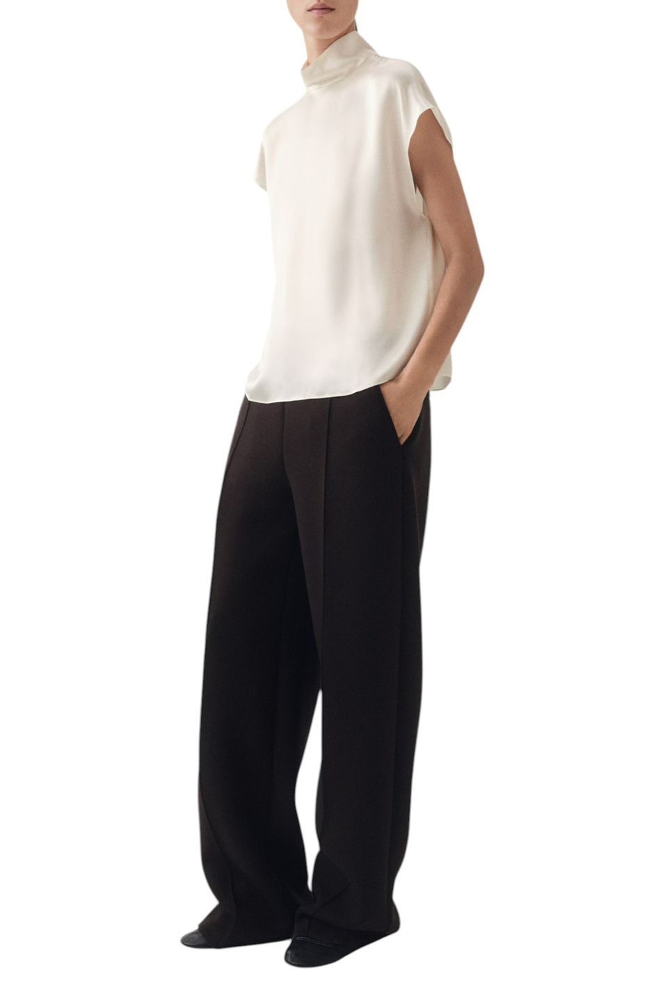 Женский Mango Блузка LUNAS из шелка (цвет ), артикул 17066348 | Фото 2