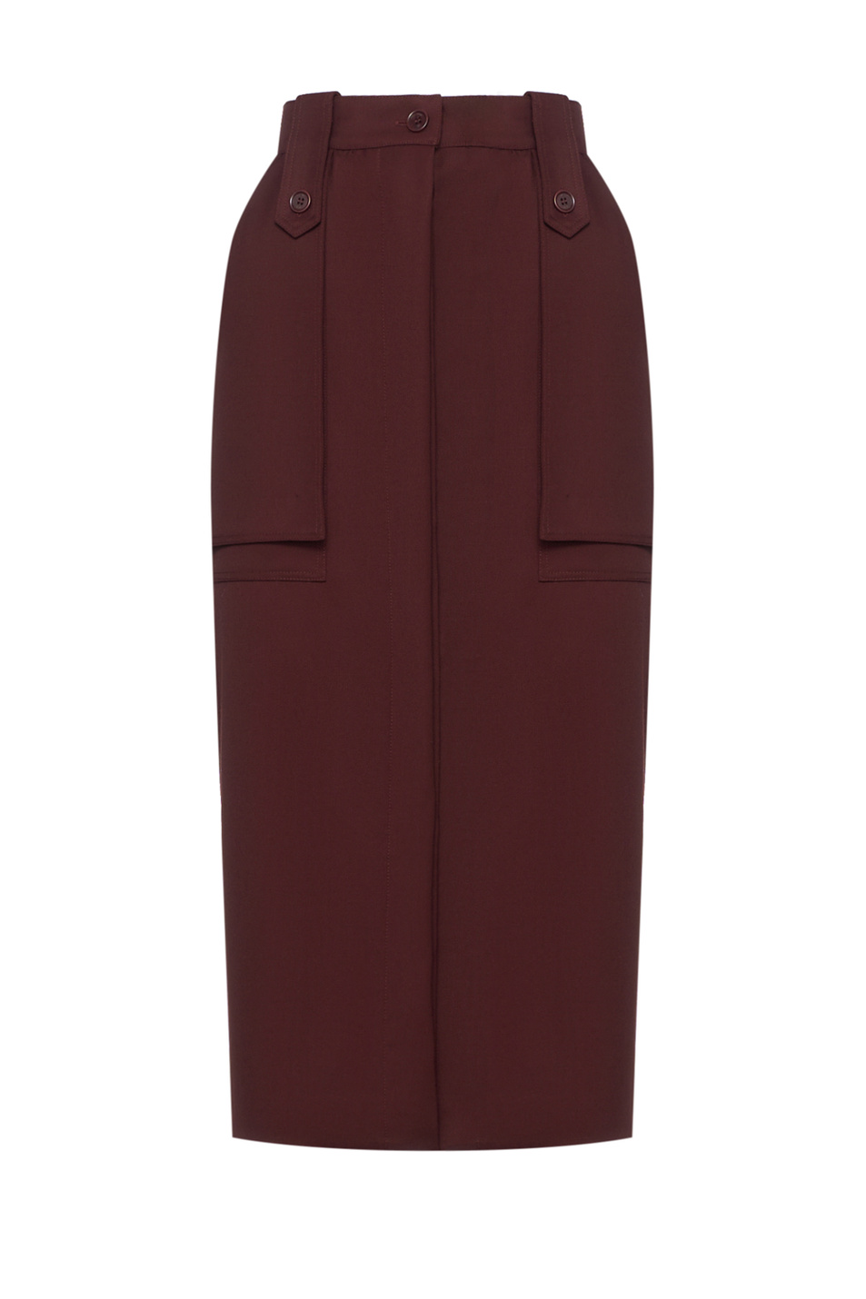 Юбка BADESS из шерсти|Основной цвет:Бордовый Женский Max Mara Юбка BADESS из шерсти (цвет ), артикул 2521106032 | Фото 1