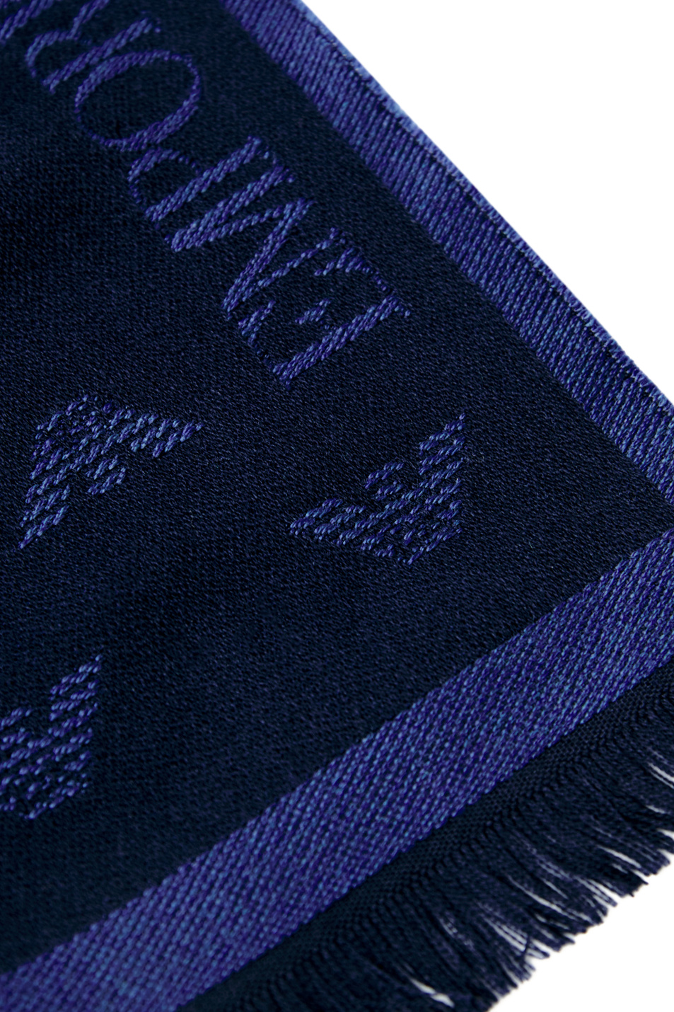 Мужской Emporio Armani Шарф из натуральной шерсти с логотипом (цвет ), артикул 625009-CC306 | Фото 2