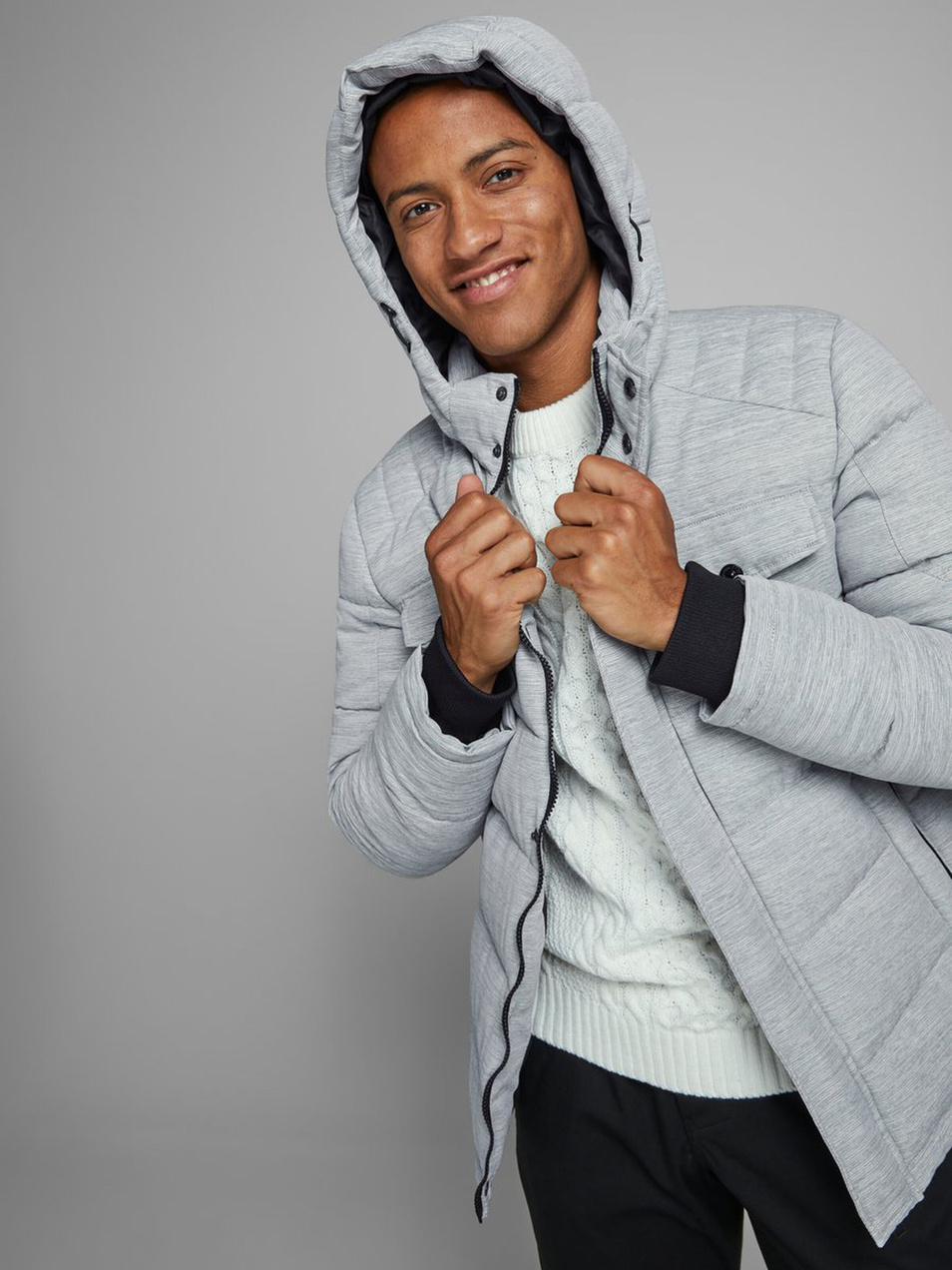 Мужской Jack & Jones Куртка со съемным капюшоном (цвет ), артикул 12173872 | Фото 4