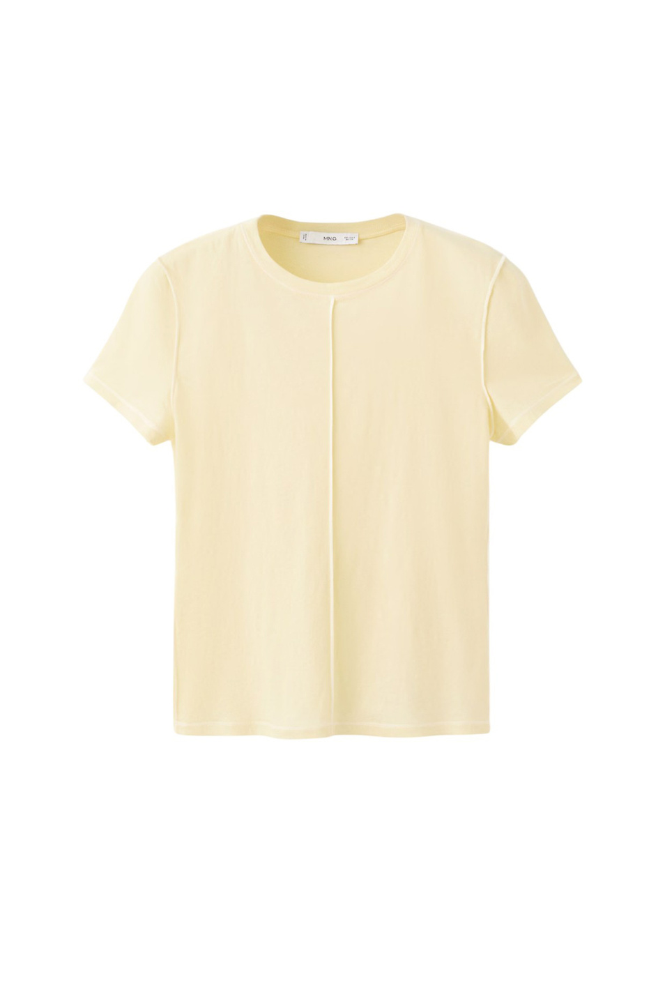 Женский Mango Футболка COULAN из хлопка (цвет ), артикул 27094078 | Фото 1