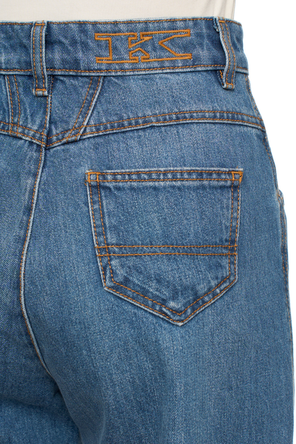 Женский Kiton Джинсы из хлопка (цвет ), артикул DJ53102K0509H06003 | Фото 6