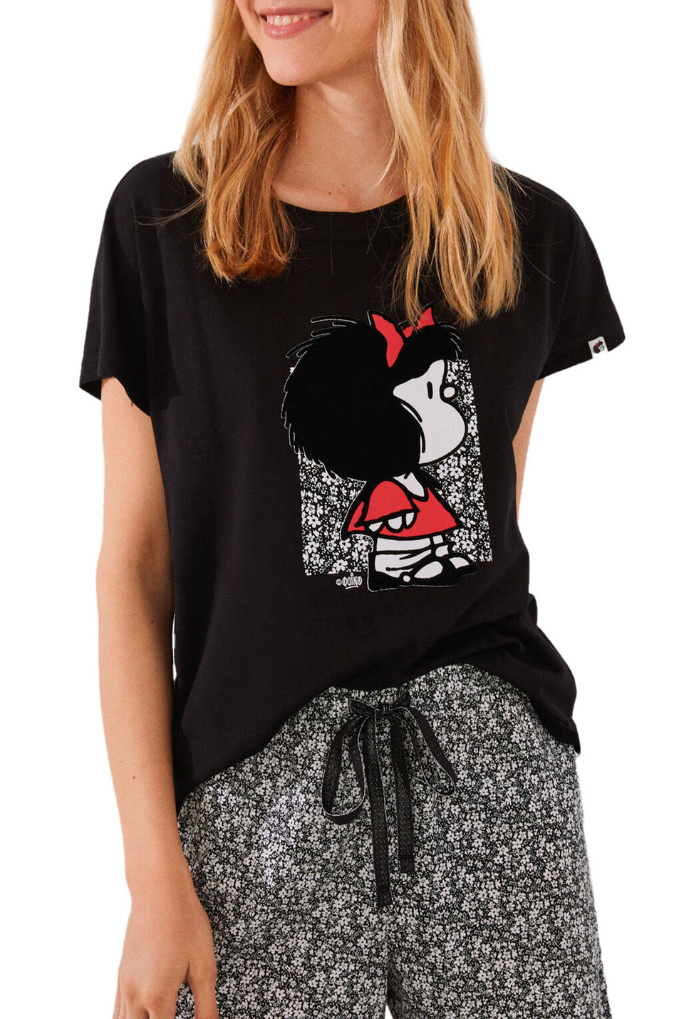 Women'secret Пижама из натурального хлопка с принтом "Mafalda" (цвет ), артикул 3134835 | Фото 2
