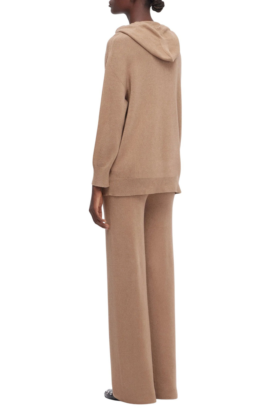 Джемпер с аппликацией|Основной цвет:Бежевый Женский Ermanno Firenze Джемпер с аппликацией (цвет ), артикул D47EM017EP2 | Фото 5