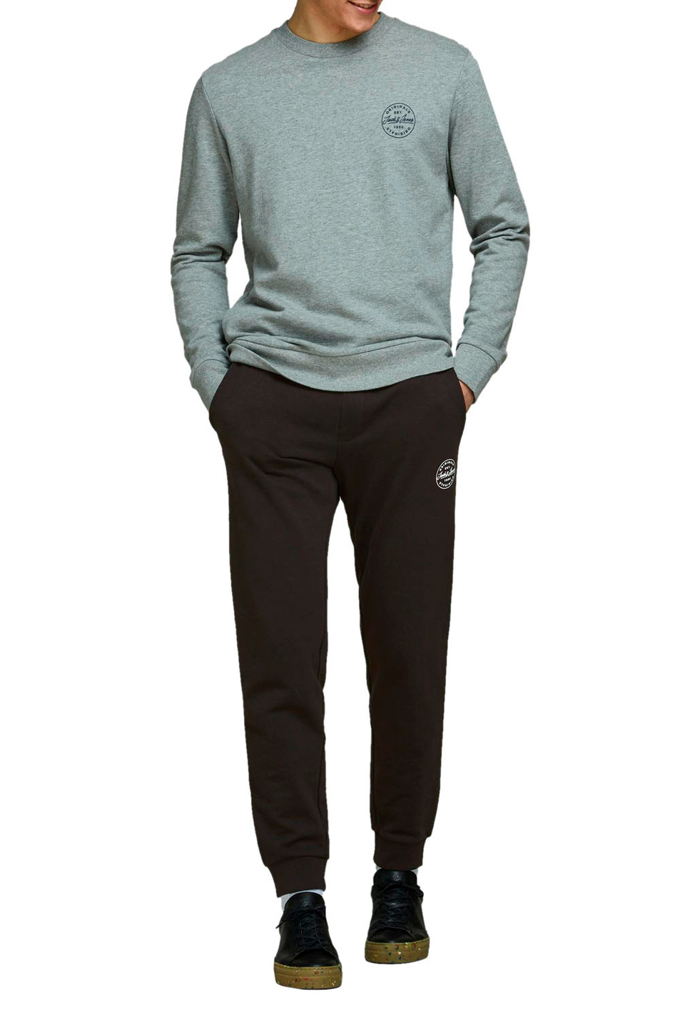 Мужской Jack & Jones Спортивные брюки GORDON из натурального хлопка (цвет ), артикул 12165322 | Фото 1