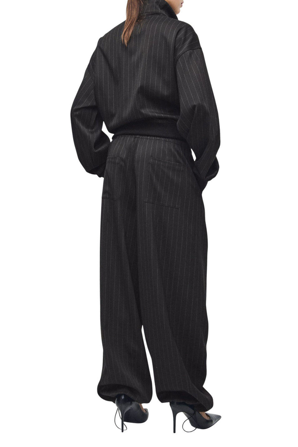 Женский Mango Брюки STRIPE в тонкую полоску (цвет ), артикул 27081339 | Фото 4