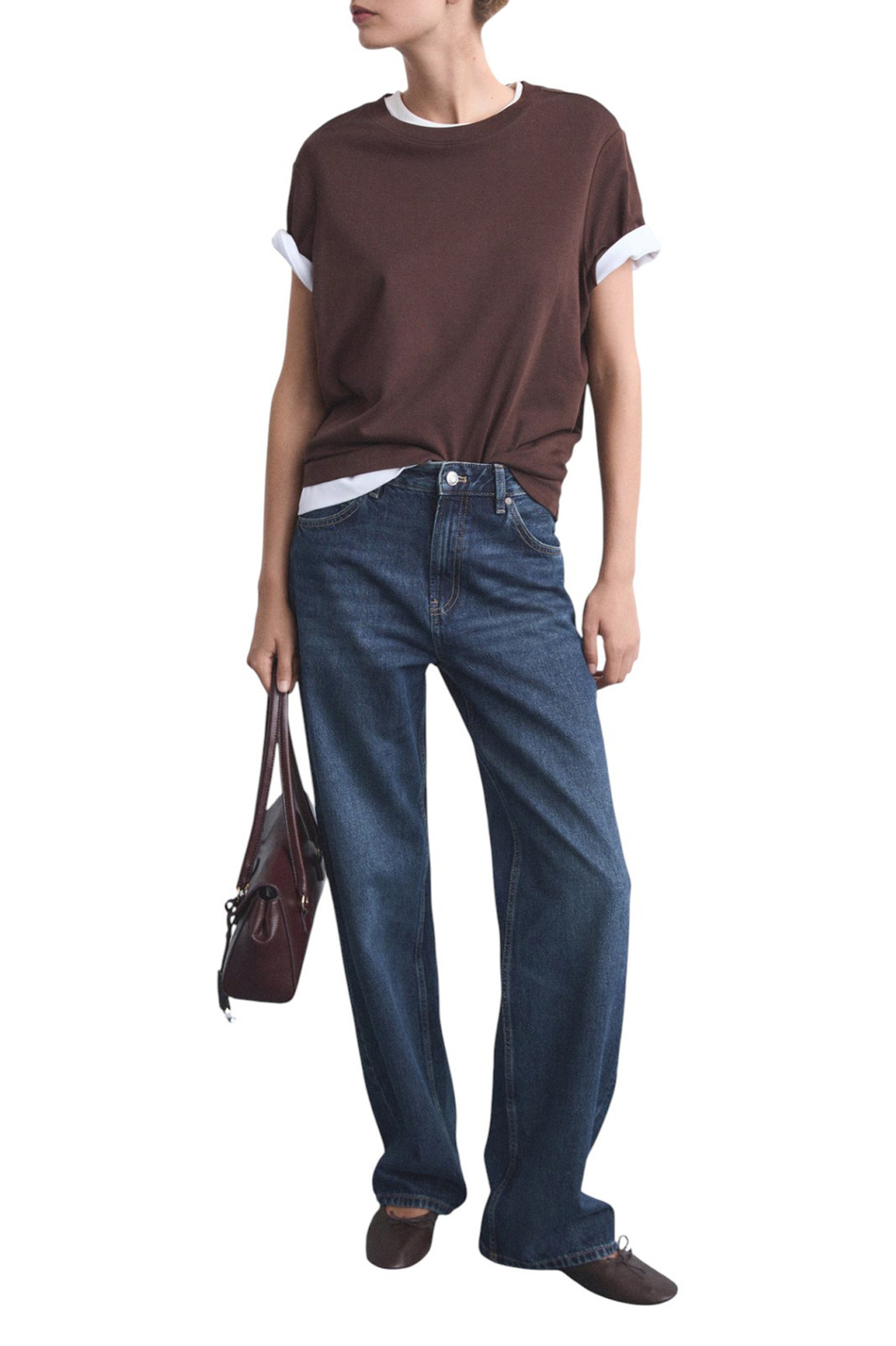 Женский Mango Джинсы MIAMI из хлопка (цвет ), артикул 17024104 | Фото 2