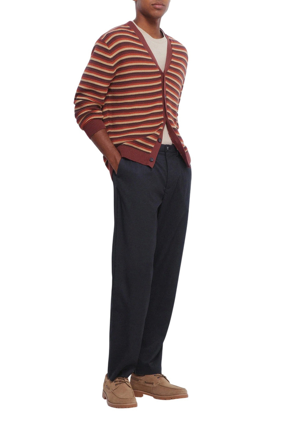 Мужской Springfield Кардиган из натурального хлопка (цвет ), артикул 0232609 | Фото 2