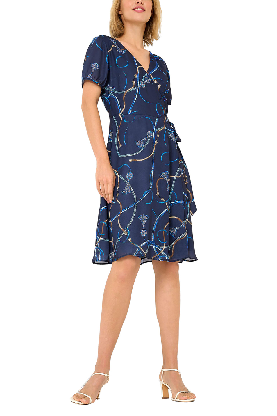 Orsay Платье на запахе с принтом (цвет ), артикул 470262 | Фото 2