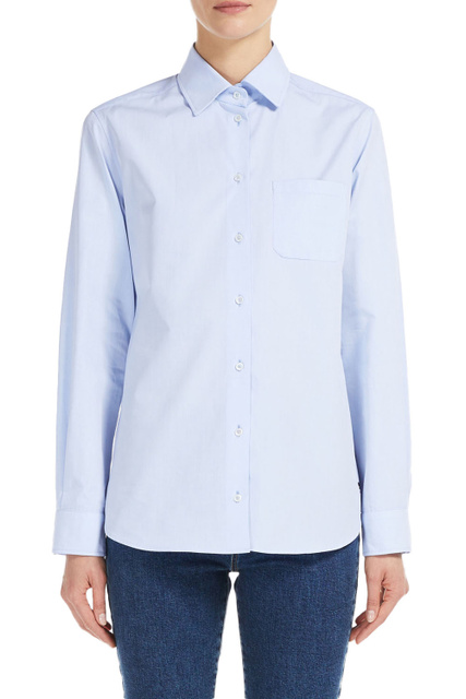 Рубашка FLINT из натурального хлопка|Основной цвет:Голубой|Артикул:51111127 | Фото 2