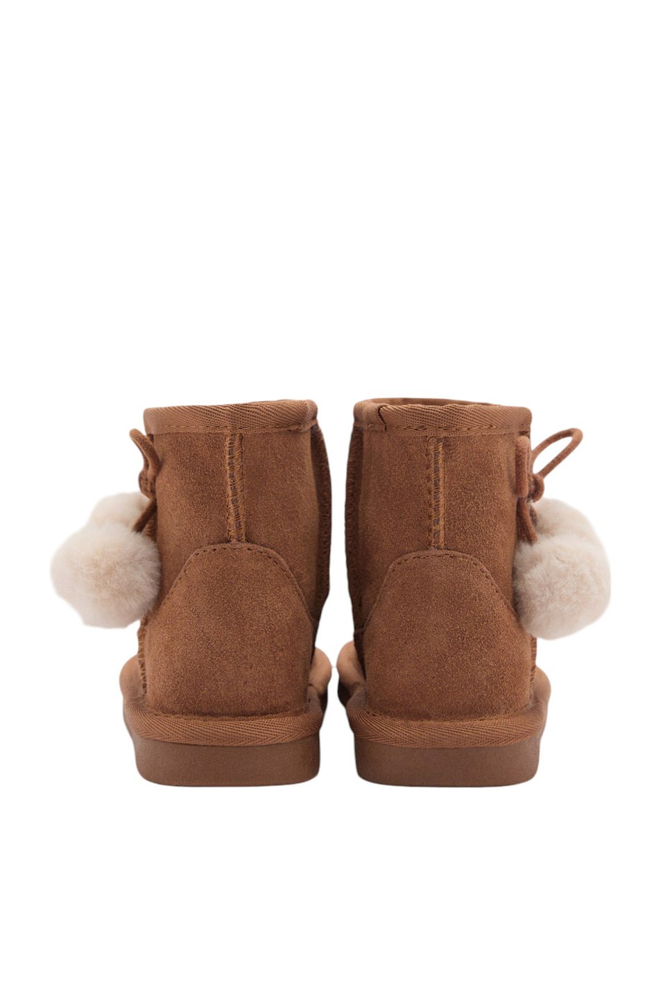 Девочкам Mango Kids Угги ANNAB из натуральной замши (цвет ), артикул 77037118 | Фото 3