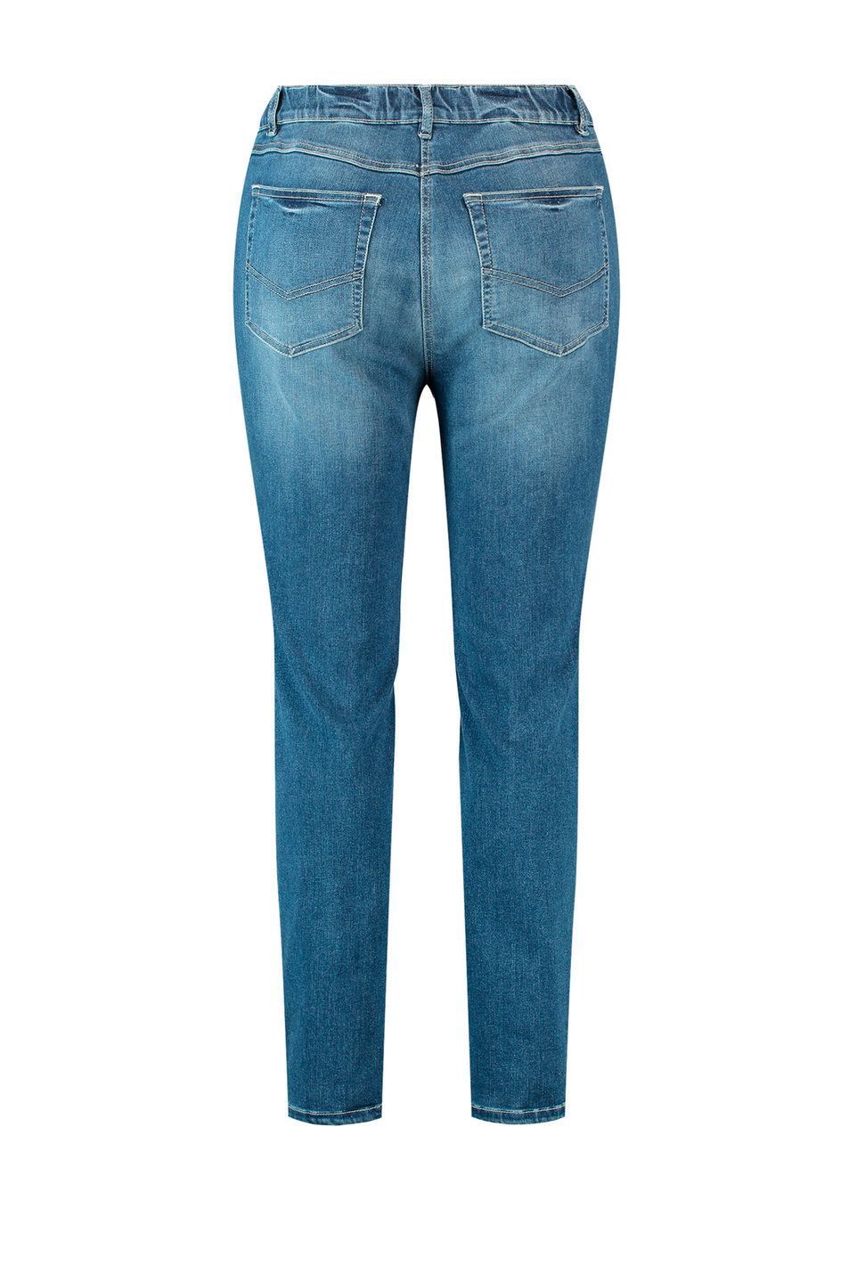 Samoon Укороченные джинсы из смесового хлопка (цвет ), артикул 120054-21475 | Фото 2