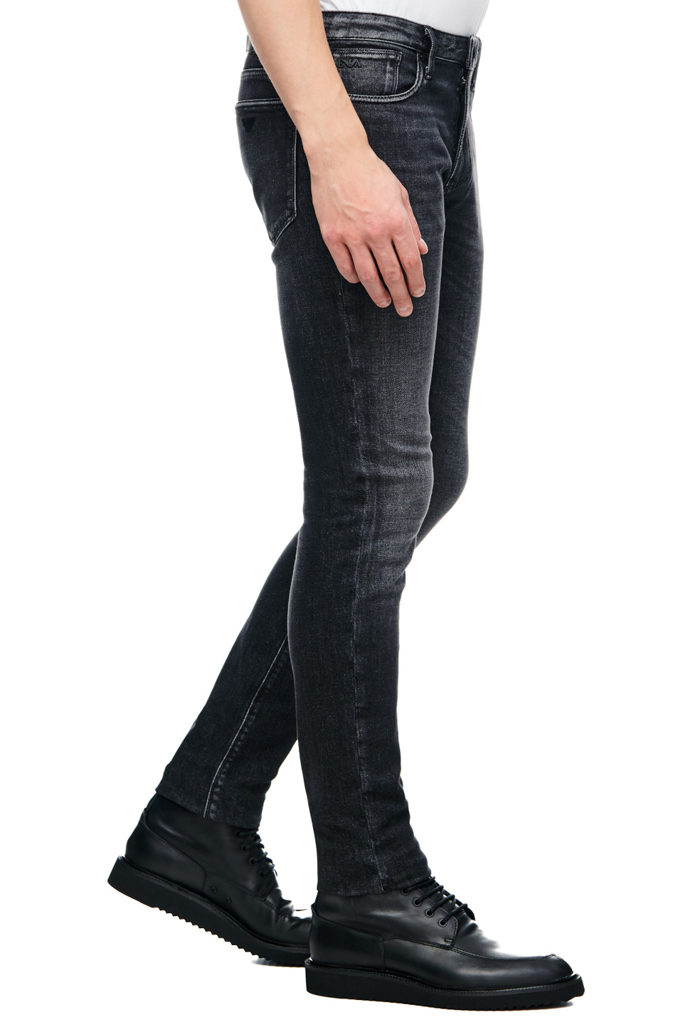 Мужской Emporio Armani Джинсы из эластичного хлопка (цвет ), артикул 6L1J06-1DS3Z | Фото 3