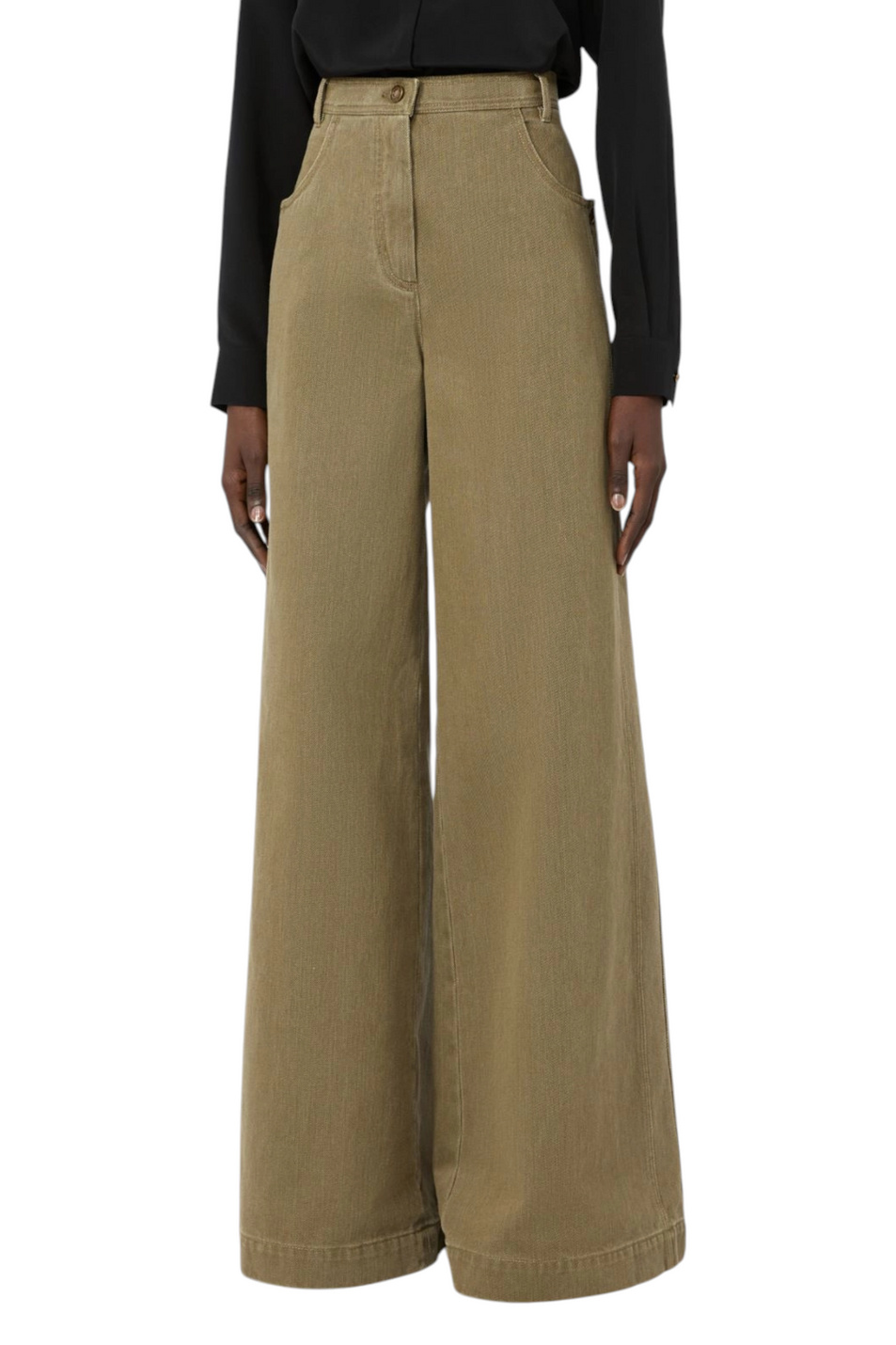Женский Max Mara Джинсы ALAMARO из хлопка (цвет ), артикул 2621136081 | Фото 3