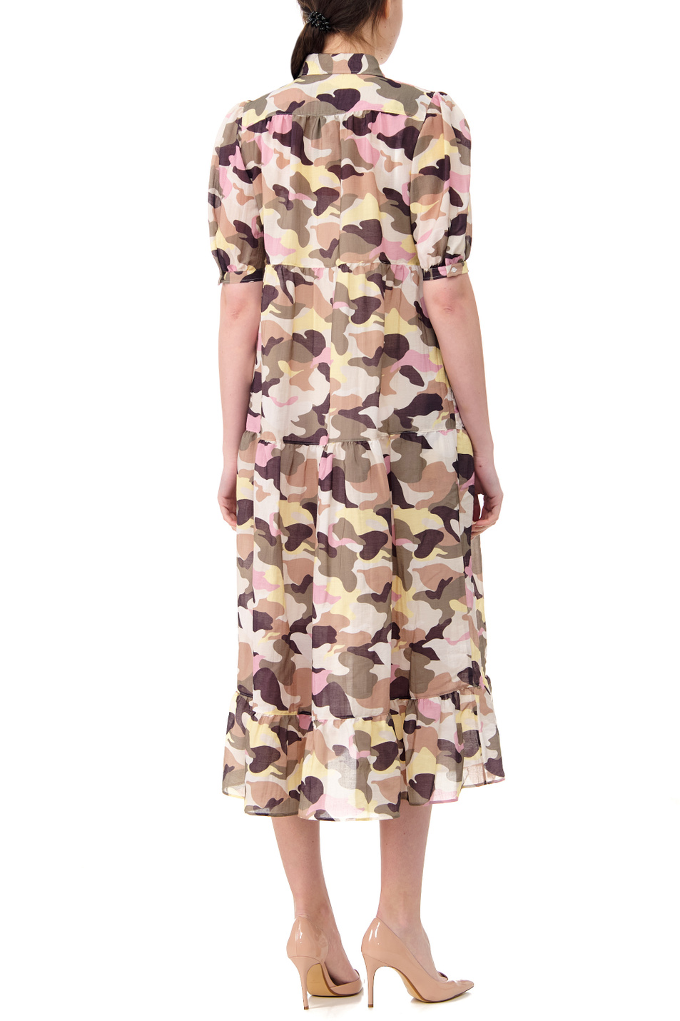 Женский HUGO Платье-рубашка с принтом (цвет ), артикул 50467575 | Фото 5