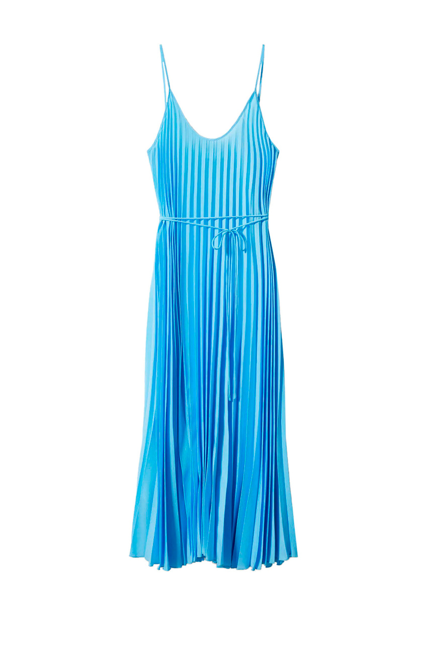 Платье плиссированное FORTUNY5|Основной цвет:Голубой|Артикул:57050483 | Фото 1