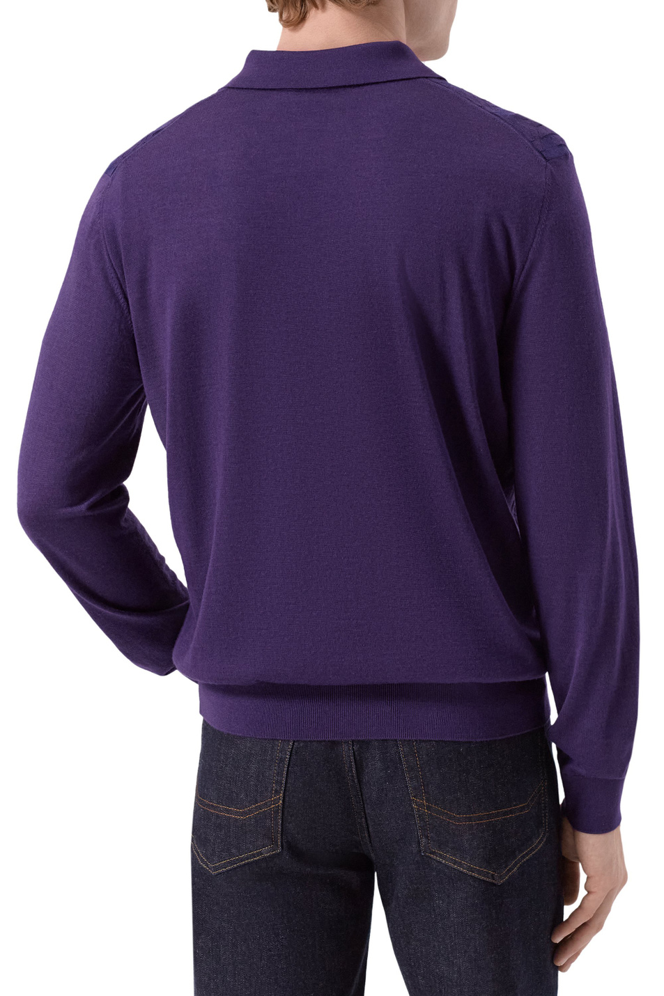 Мужской Stefano Ricci Джемпер поло из кашемира и шелка (цвет ), артикул K808096P30-F25374 | Фото 5