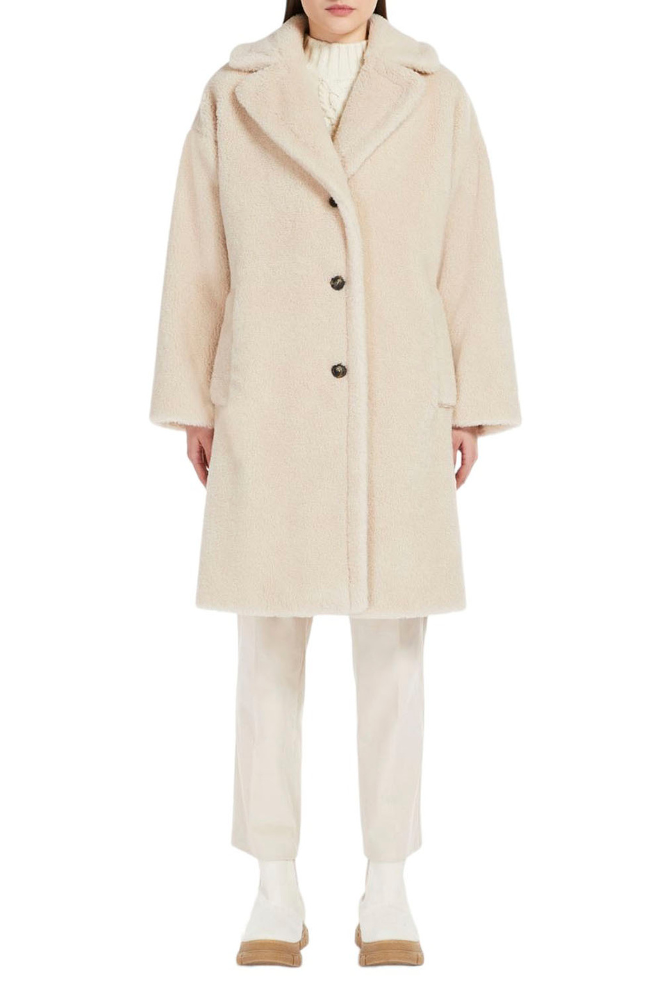 Женский Weekend Max Mara Пальто VEBER из смесовой шерсти (цвет ), артикул 2350161533 | Фото 2