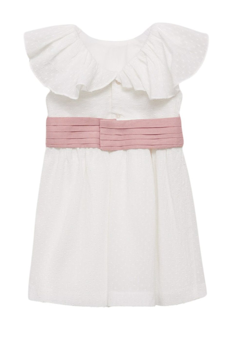 Девочкам Mango Kids Платье EMMAB из хлопка (цвет ), артикул 87033635 | Фото 2